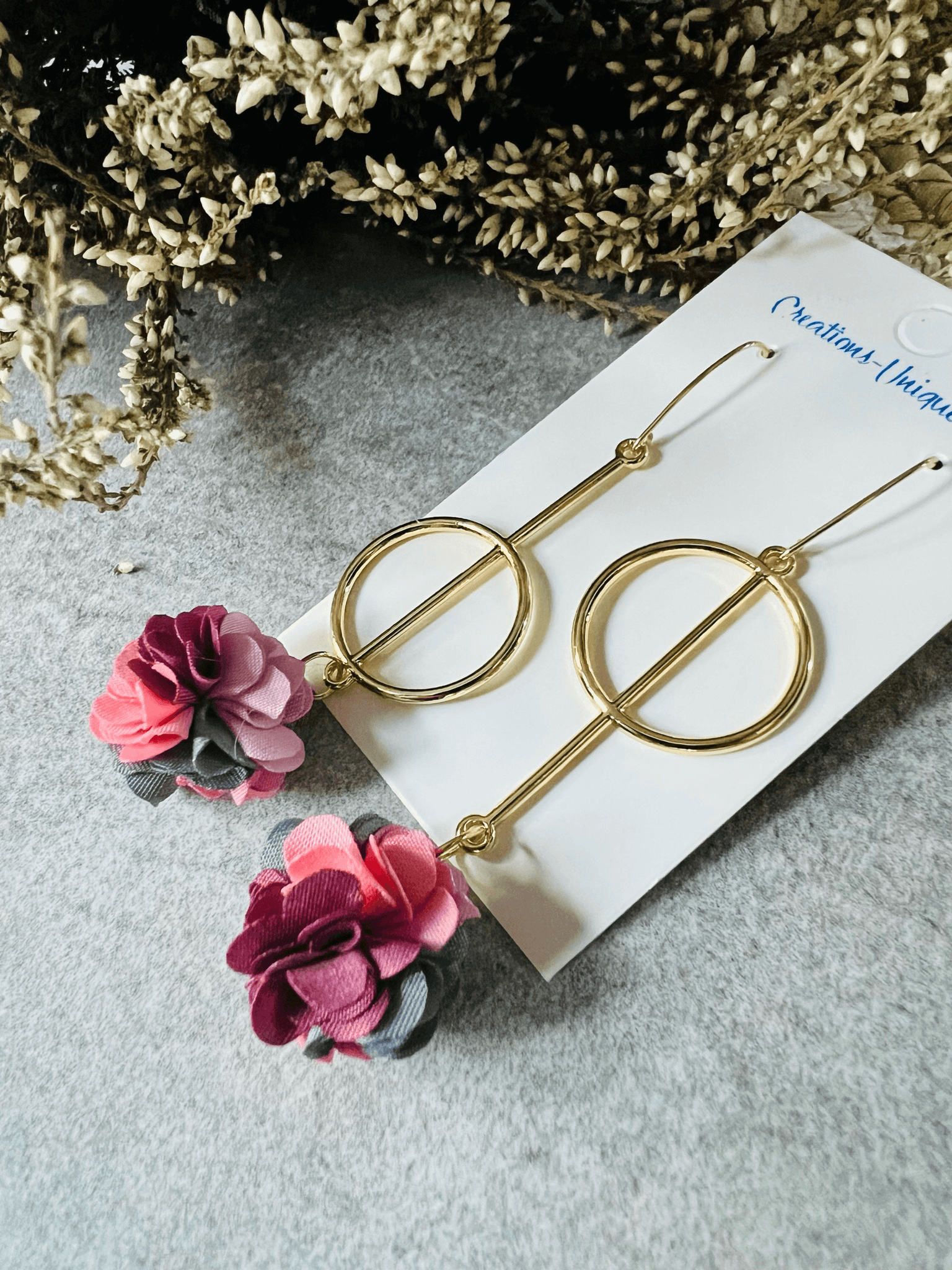 Boucles d’oreilles MONICA - Créations Uniques