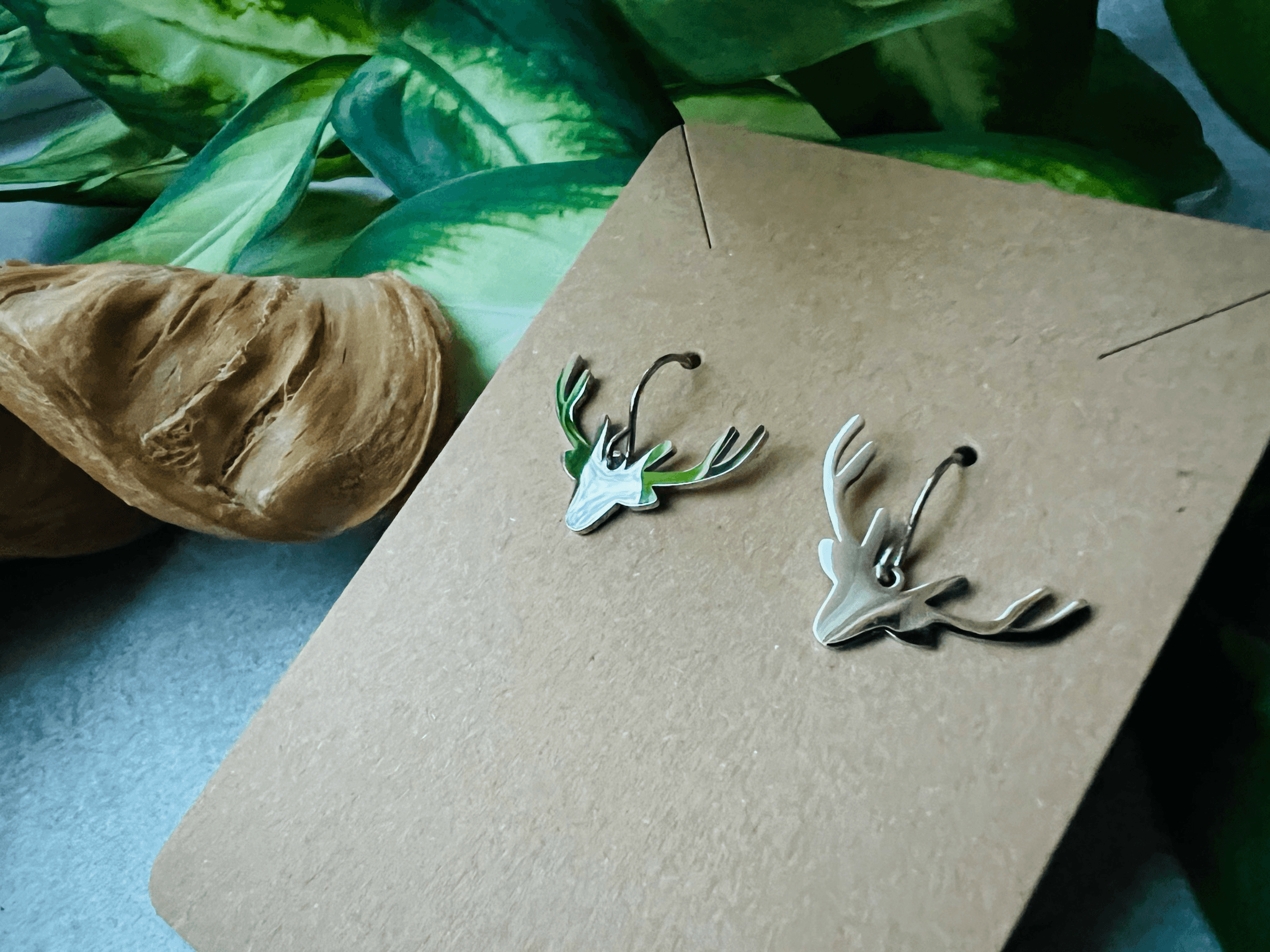 Boucles d’oreilles COMET mini rennes thème Noël - Créations Uniques