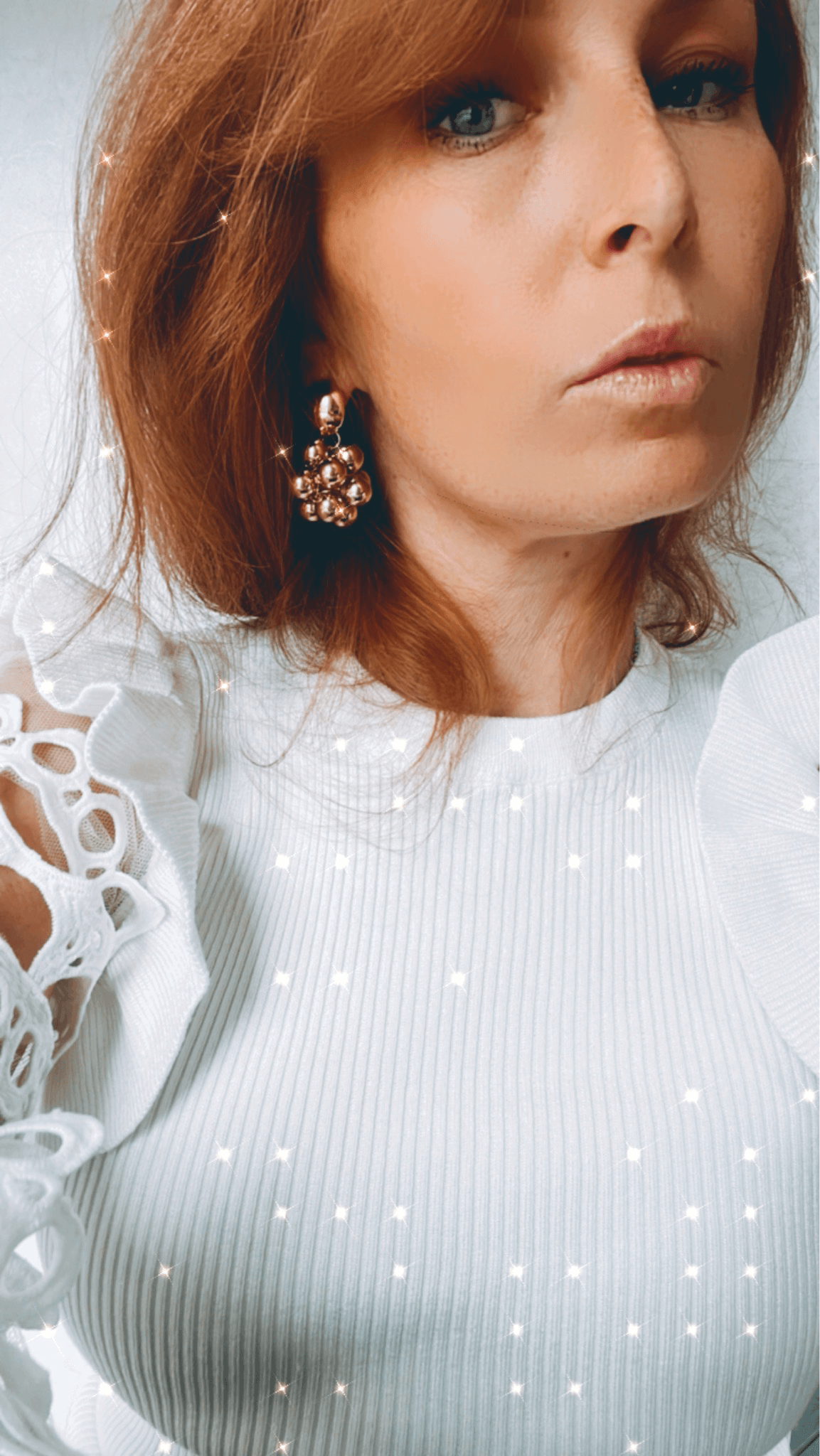 Boucles d’oreilles ALISON boules de perles dorées - Créations Uniques - Créations Uniques