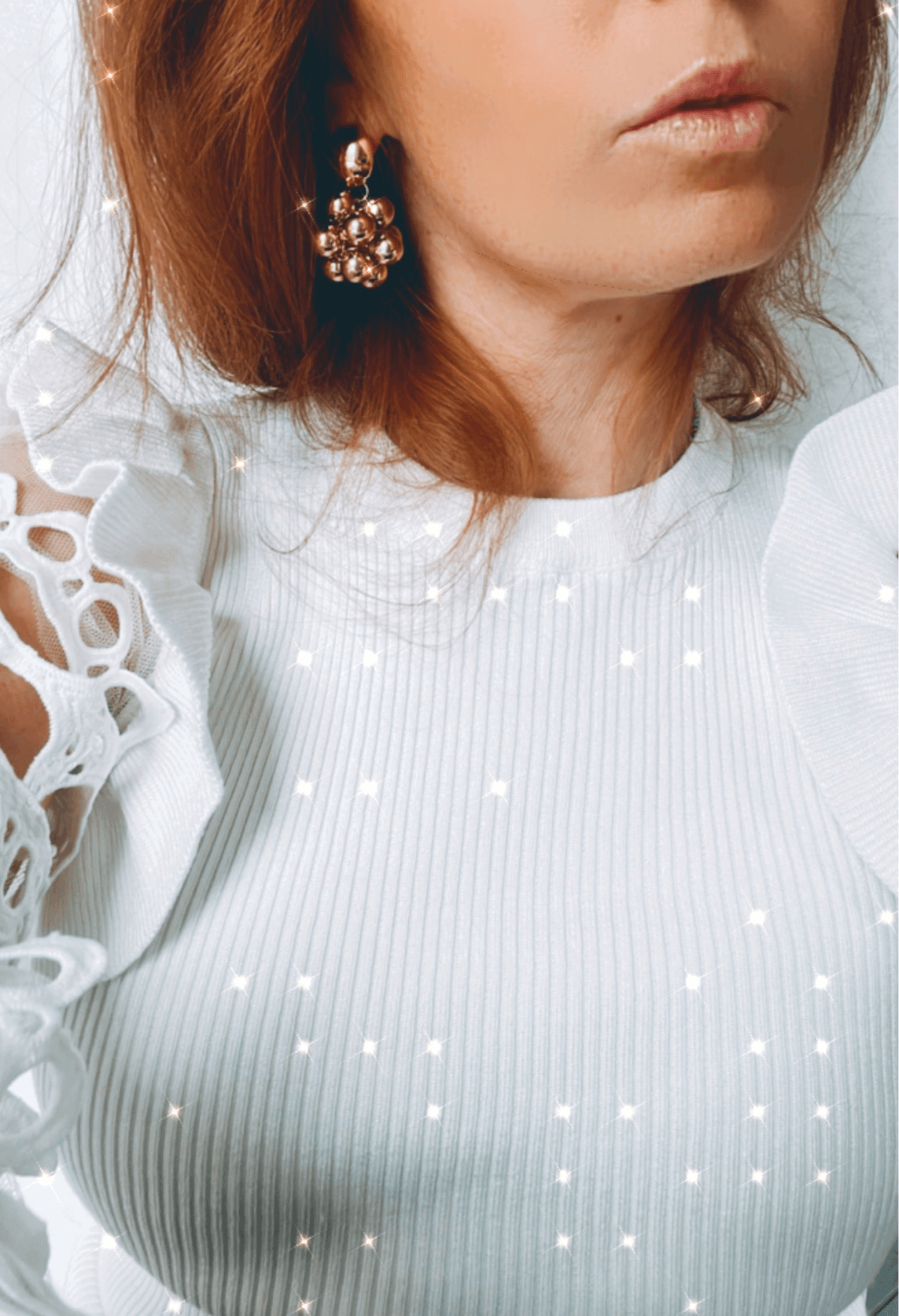 Boucles d’oreilles ALISON boules de perles dorées - Créations Uniques - Créations Uniques