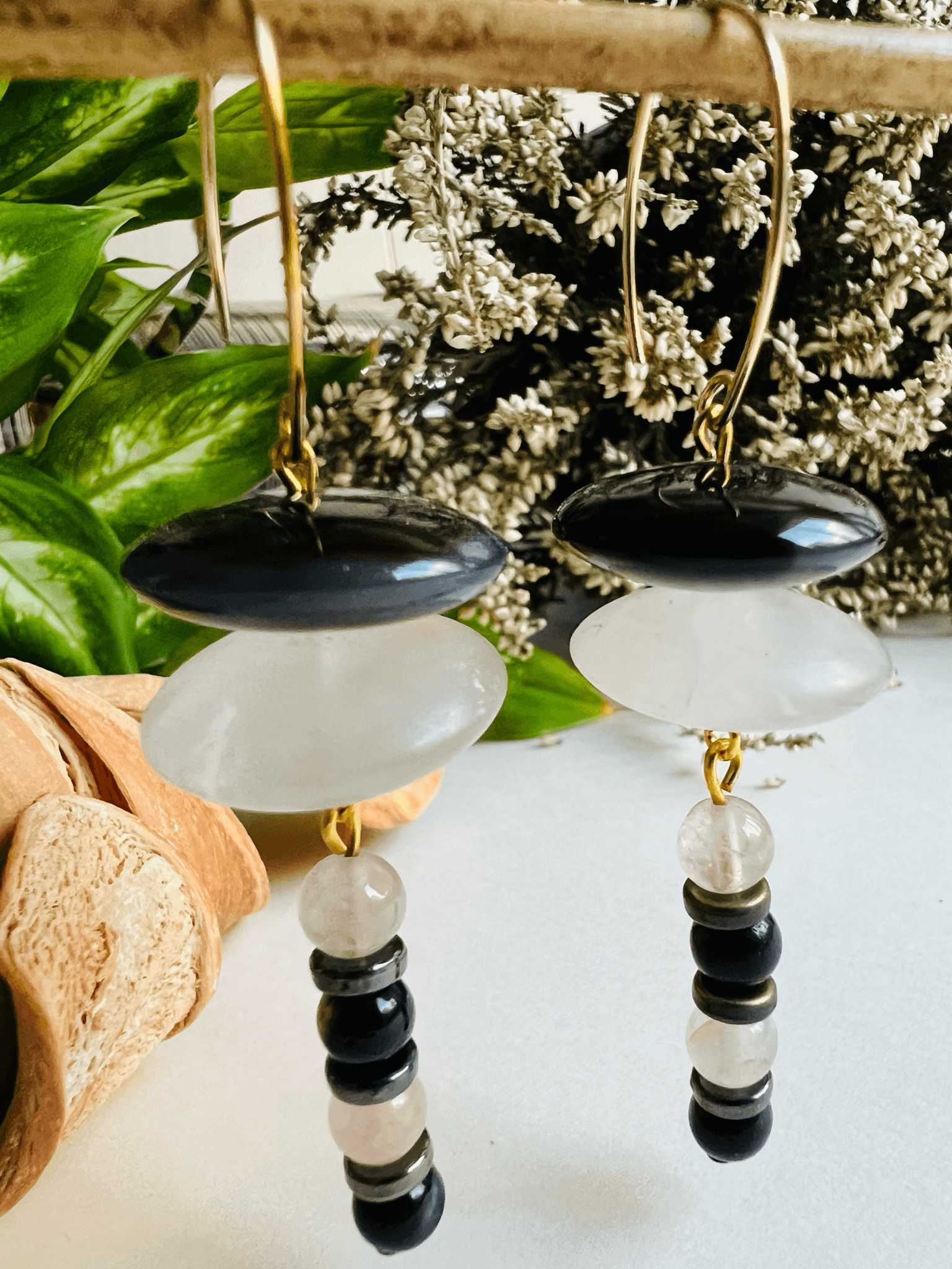 Boucles d’oreilles perles DANY - Créations Uniques - Créations Uniques